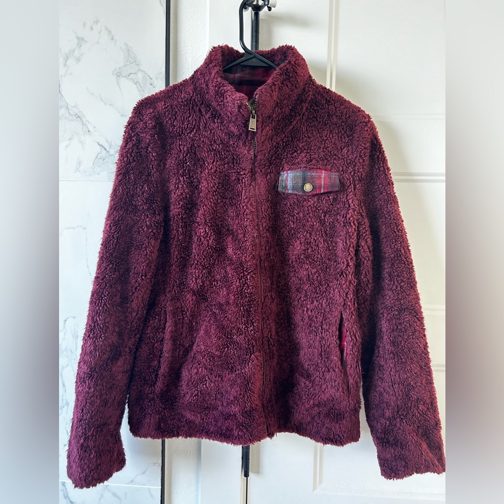 Pendleton Sherpa Plaid - Lined Retro Fuzzy Full-Z… - image 1
